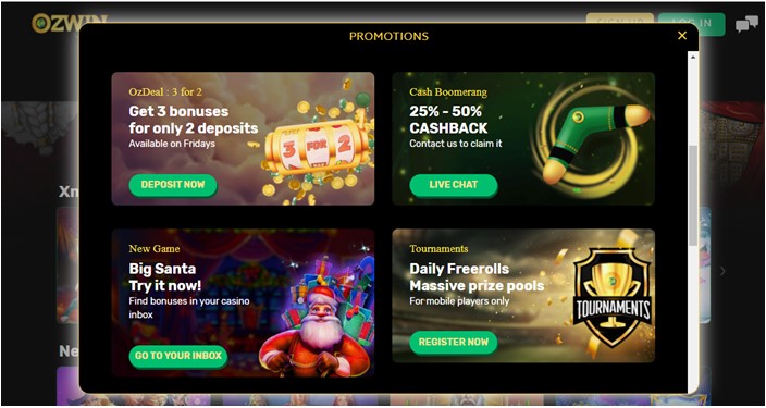 Ozwin Casino mobile experience — pokies on iPhone